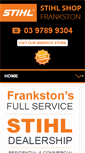 Mobile Screenshot of frankstonmowerservices.com.au